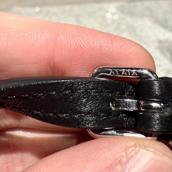 Alaïa Le Demi Leopard Print Calf Hair Bag - Picture 10 of 14